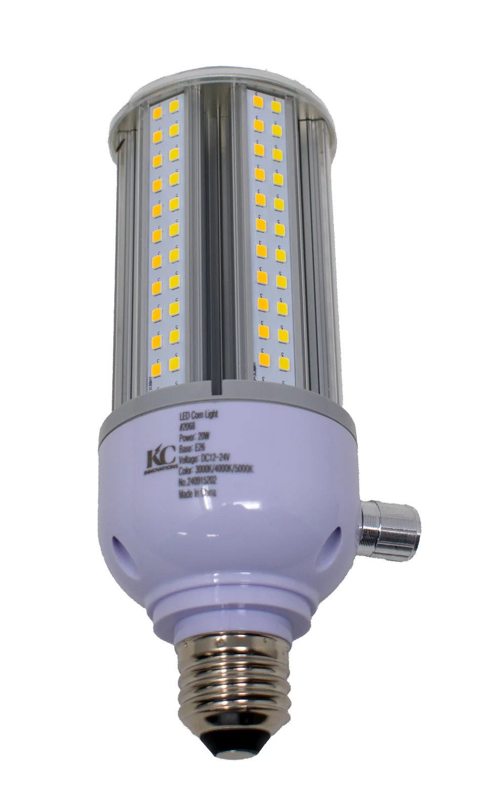 20 Watt Dimmable Dust Proof Bulb 3000 Lumen 10-30 VDC - TrueTone - CCT Switchable 3000/...