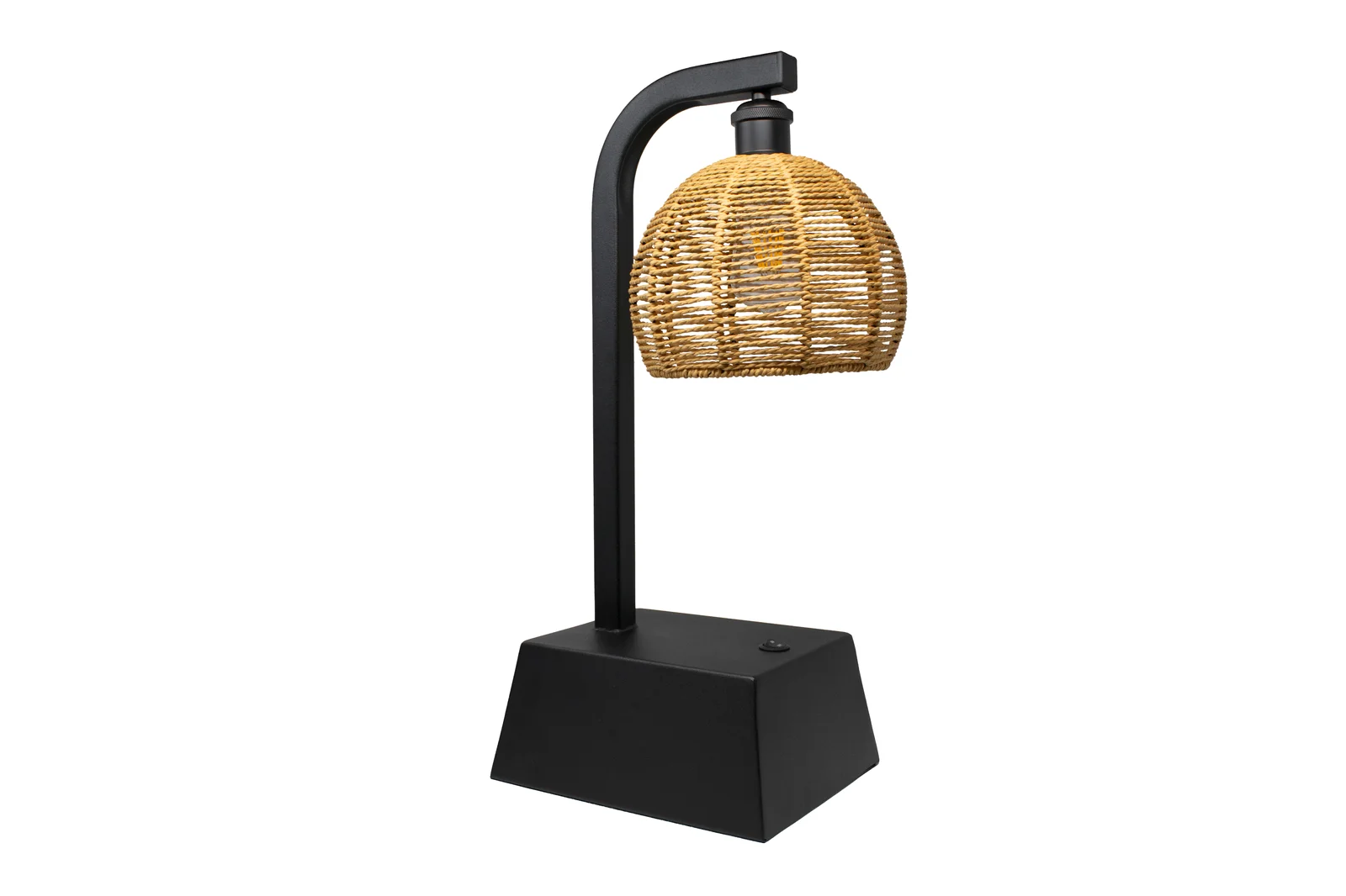 Makita Mini-Lamp Table-top Light with Rattan Shade