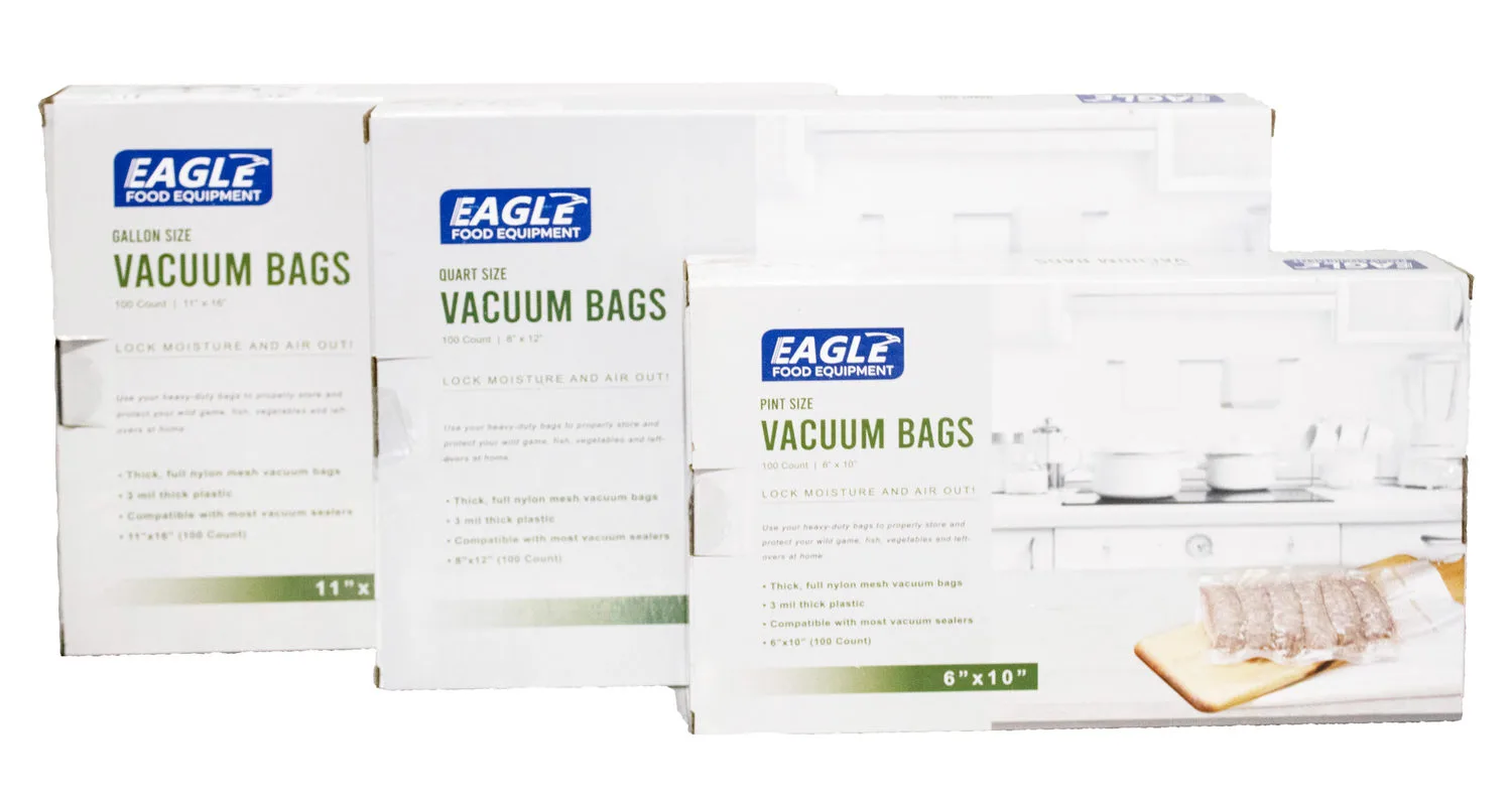 Vacuum Sealer Bags - 100 Ct Gallon