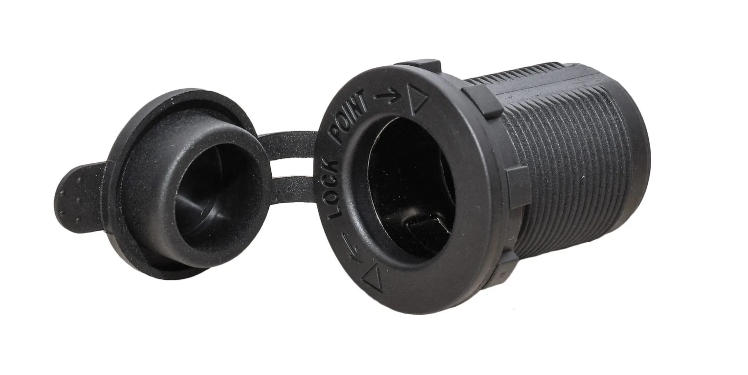 Marine Cigarette Socket w/ Cap