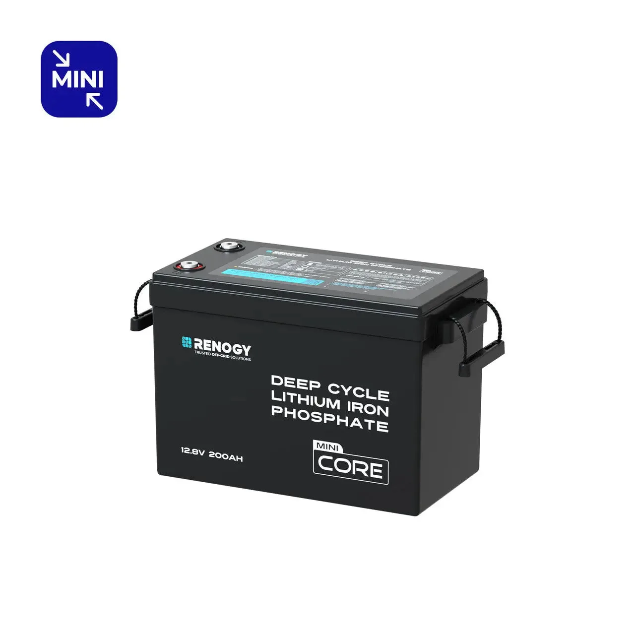 4 Pack Renogy Core - 12V 200Ah Mini LiFePO4 Battery
