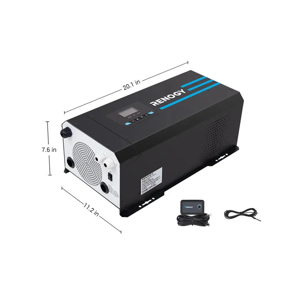 12V 3000W power frequency inverter charger, adjustable from 100 to 120Vac
